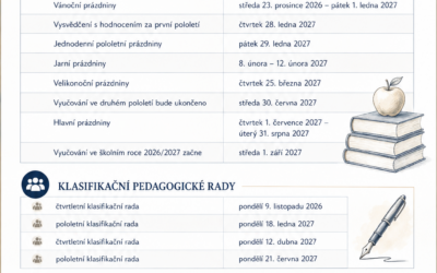 Organizace školního roku 2026/2027